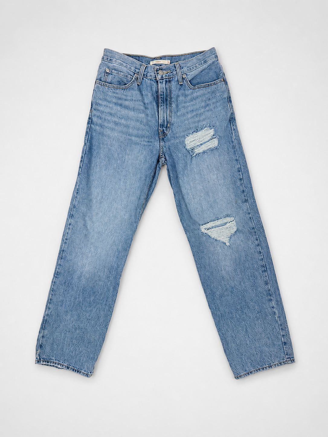 Women’s Levi’s ’94 Baggy Y2K Inspired Distressed Jeans Light Wash Size 27