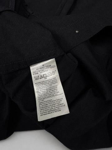 Banana Republic black oxford shirt sleeve and cuff detail
