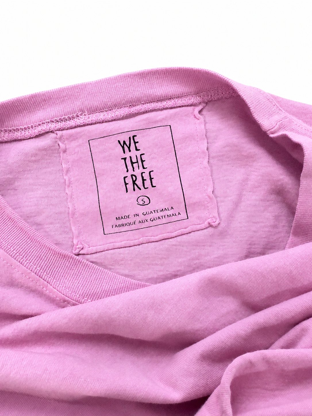 We The Free Washed Pink Cropped Sweatshirt Women's Small