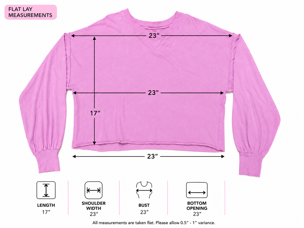 We The Free Washed Pink Cropped Sweatshirt Women's Small