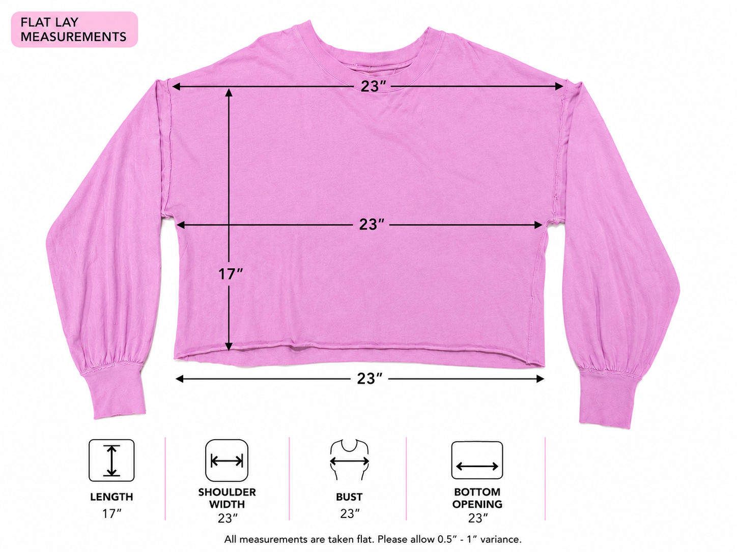 We The Free Washed Pink Cropped Sweatshirt Women's Small