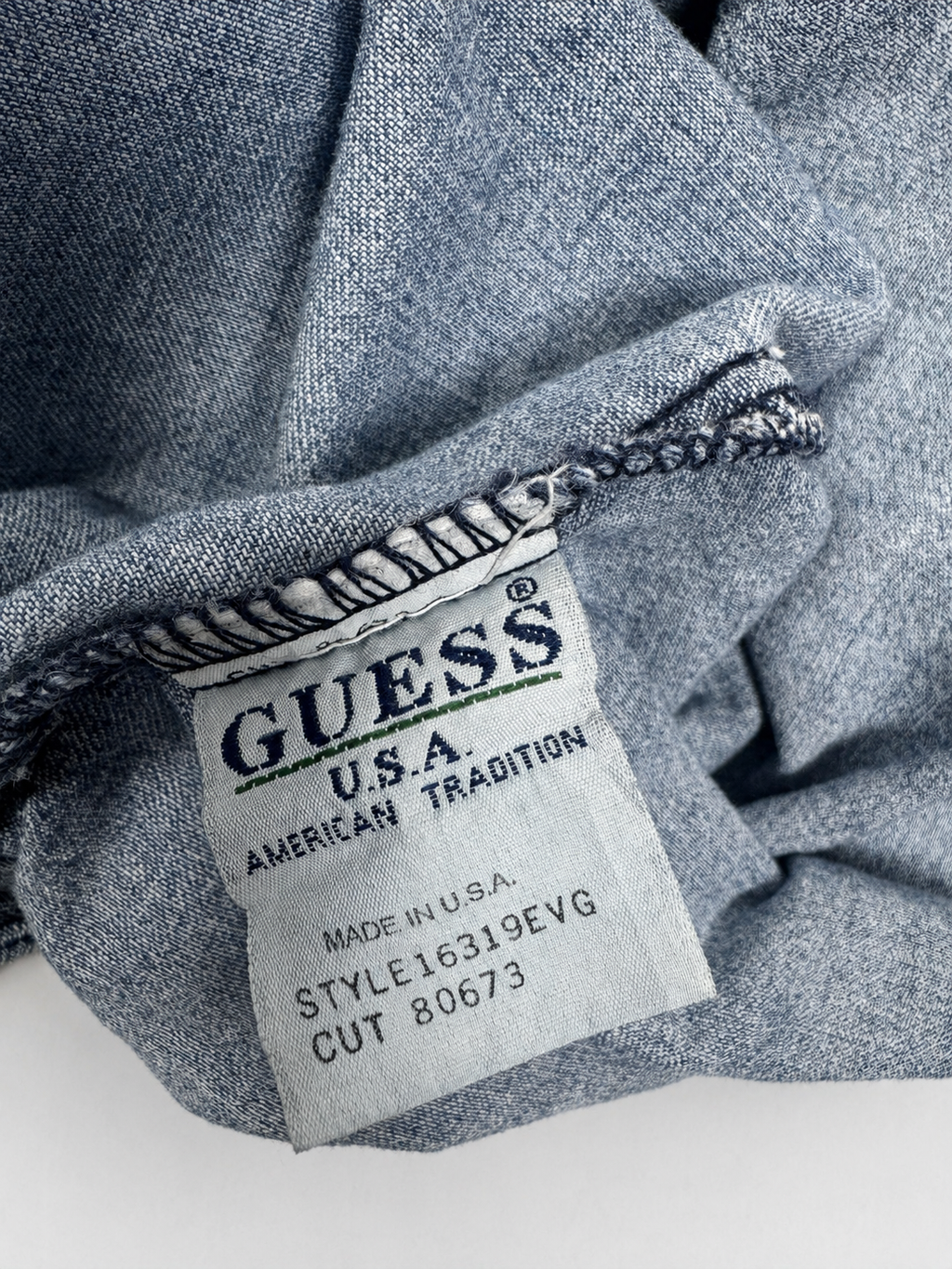 Vintage Guess Jeans USA Denim Button-Down Shirt – Men’s / Unisex XXL