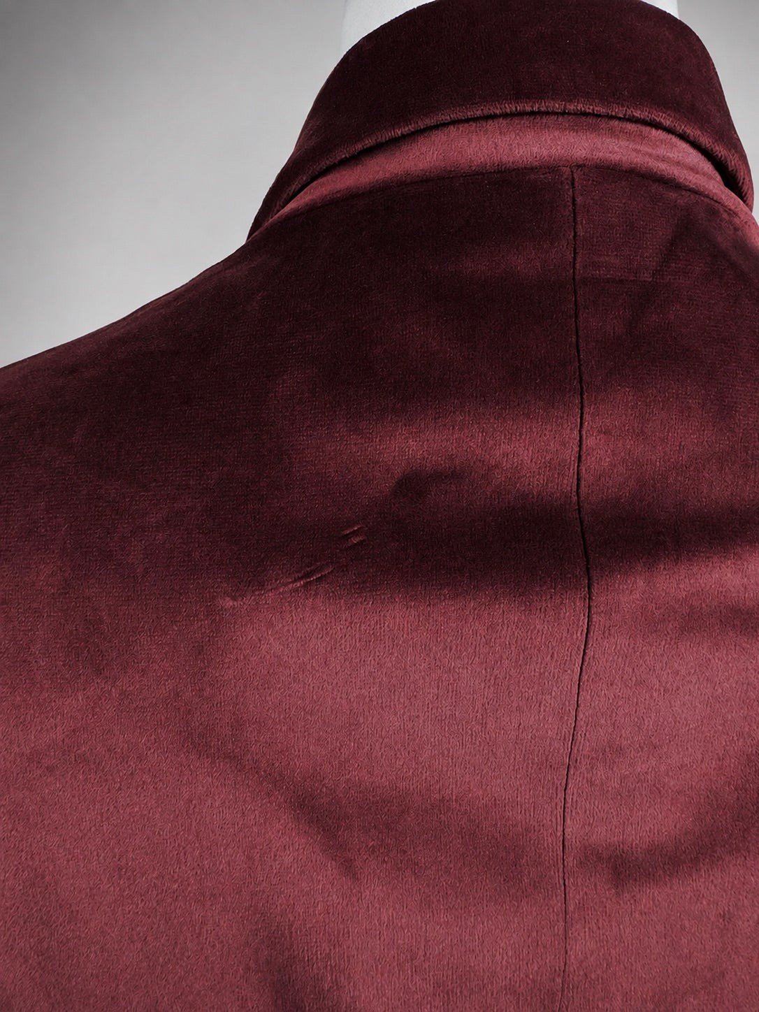 Nautica velvet blazer chest welt and flap pockets