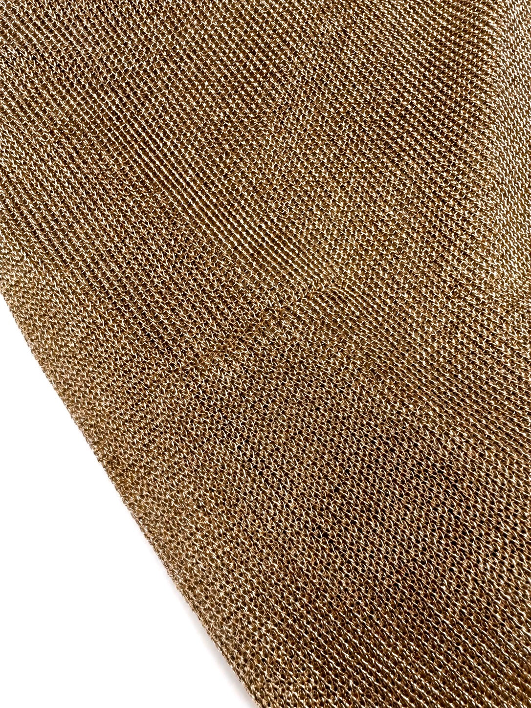 Outcast gold stretch mesh skirt detail